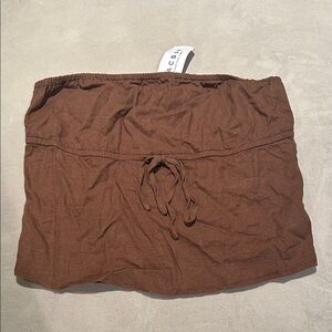John Galt Brown Tube Top